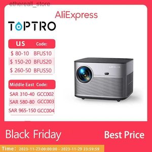 Projectors P64 4K Projector Native 1080P Full HD LED 500 ANSI 15000 Lumens WIFI 6 Bluetooth Projector with Autofocus Keystone Correction Q231128