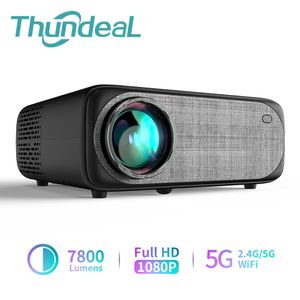 Projectors Projectors ThundeaL Full HD 1080P Projector LED Video 3D Proyector Big Screen TD97 Projector Home Theater 4K Movie Cinema Phone Beamer 230922