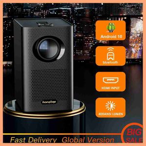 Projecteurs S30MAX Projecteur Android 10 4K Smart WIFI Portable Home Cinéma Cinéma Android Téléphone Beamer Bluetooth LED 1080 Projecteur Z0323