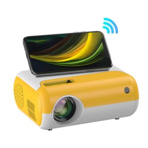 Proyectores Salange 2800 Lumen Mini Led Home Projector P80 Portable Projetor 1080P Soporte Proyector para Home Video Beamer Niños Regalo J230222