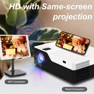 Projecteurs TFlag Android Wifi Mini Bluetooth Lcd Portable 1 + 8GB projecteur Home cinéma pour bureau à domicile cadeau de noël/jouer Motion PROJECTOR M18