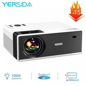 Proyectores Proyector YERSIDA P3 Smart TV 1080P Proyector nativo 10000 lúmenes LED Proyector de cine en casa para teléfono Android iPhone L230923