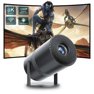 Projecteurs Zdssy Android 11 P300 Projecteur Free Style adapté à Samsung Xiaomi Android WiFi Home Theatre 720p Outdoor 1080p 4K Prise en charge HDMI USB J0509