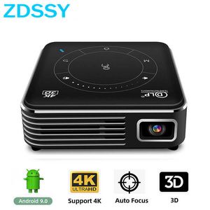 Proyectores ZDSSY P11 DLP Mini proyector de bolsillo portátil inalámbrico Android Teléfono móvil Espejo Batería HD 1080P 4K Video Beamer para R230306