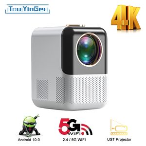 ProjecteursTouyinger ET31 Android UST Projector 5G Wifi 2GB RAM 4k Décodage Portable Mini LED Smart Beam Projector Pour Home Cinéma 230818