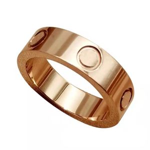 Promesa regalo anillo de plata acero inoxidable hombres anillos adornos de lujo grabado letras simple universal novia joyería B4085200 mujer diamante amor diseñador anillo