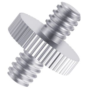 ¡Promoción!5 piezas convertidor de tornillo de trípode macho de 1/4 pulgadas macho a 1/4 pulgadas con el adaptador de tornillo roscado para la cámara DSLR, trípode, MO