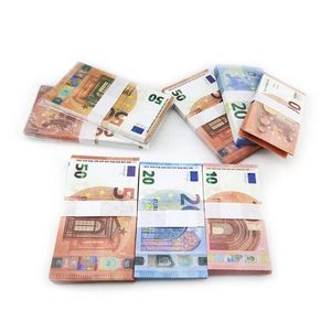Accessoires argent Euros jouet billet Euro facture monnaie fête faux argent enfants cadeau pour fournitures de fête
