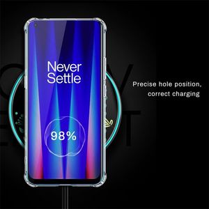 Proteger las fondos para OnePlus Nord CE 2 5G Case TPU Clear Transparent Soft Cover One More Nord CE2 NordCe2 Airbag Shock -Profes