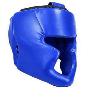 Protective Gear Professional Boxing Protective Helmet Taekwondo Muay Thai Training Head Full Cover PU Headgear Adult Children Boxing Equipment 230621