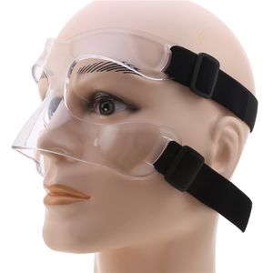Equipo de protección Nariz deportiva Casco Baloncesto Máscara Nariz Protector facial Máscara protectora con correa elástica ajustable Equipo anticolisión 230601