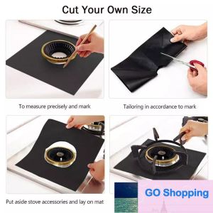 Protector Gas Stove Stovetop Burner Protector Kitchen Accessories Mat Cooker Cover 4PCS Stove Protector Cover Liner Gas Stove nnd