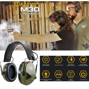 Protecteur OPSMAN Earmor Tactical Ear Muff Protection auditive Airsoft Tactical M30 Headset Sport Shooting Ariding Aridiant Protecteur