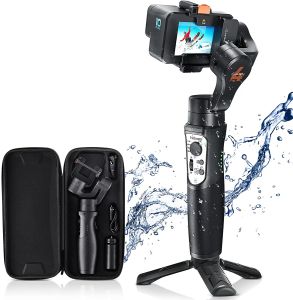 Protectores 3axis estabilizador de cardán para GOPRO 10/9/8/7/6/5 OSMO Acción Cámara Handheld Gimbal para Yi Cam, Insta 360, Sony RX0 ISTEADY PRO4