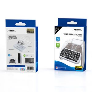 Mini teclado Ps5, teclados inalámbricos Bluetooth, mensajes de chat, teclado de diseño ergonómico para controladores de juegos Ps5, Joysticks con soporte, envío directo