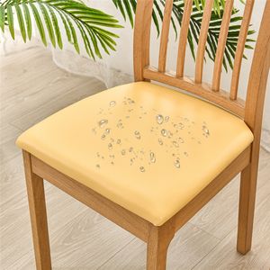 PU Silla de comedor Cover Cover impermeable de sillas de comedor Protector para comedor de cocina