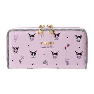 PU Leather Girls Wallet Cute Cartoon Kuromi Handbag Card Holder Mini Wallet Key Chain Coin Purse Kids Gifts Stationary 2395