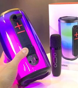 Pulse 6 haut-parleur Bluetooth sans fil de haute qualité caisson de basses étanche RGB basse musique portable audio système de karaoké familial
