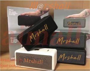 Mrshall Bluetooth sans fil petit haut-parleur portable extérieur ordinateur de bureau haut-parleur de musique basse lourde EMBERTON disponible en quatre couleurs