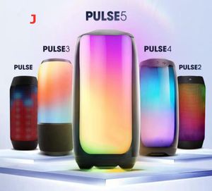 PULSE5 – haut-parleur Bluetooth sans fil, étanche, Portable, basses profondes, son stéréo, avec lumière LED, boîte de fête pour fête