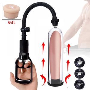 Pump Manual Penis Male Enlarger Sex Toys For Man Vacuum Masturbation Penile Extender Trainer Adults s