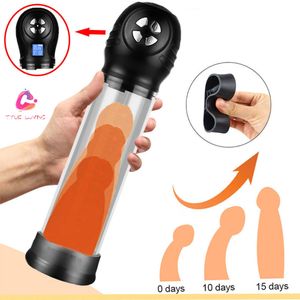 Pump Toys Male Penile Vacuum Electric Used for Automatic Expander Booster Masturbation Device Adult Sexual 230719