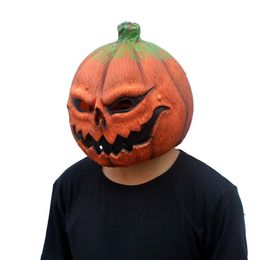 Masque de citrouille effrayant pour Halloween, nouveau Costume de mode, décorations de Cosplay, masque amusant pour femmes et hommes, 218H