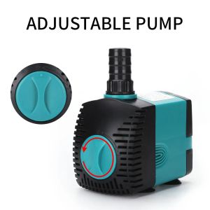 Pompes Offre spéciale ultrasilencieuse 1535W | Pompe de fontaine d'eau Submersible, filtre étang à poissons, pompe à eau d'aquarium, fontaine de réservoir EU US 220V240V