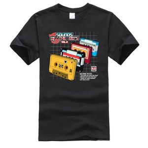 Punk Vintage Ropa Camisa Sonidos 80s Cassette Tape Hombre Camisetas Código Geass Descuento personalizado Camiseta divertida Música Amor 210714