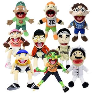 Puppets 1/2/4pcs Jeffy Hand Puppet Feebee Rapper Zombie Plush Doll Toy Talk Show Muppet Parent-child Activity Playhouse Gift for Kids 230729