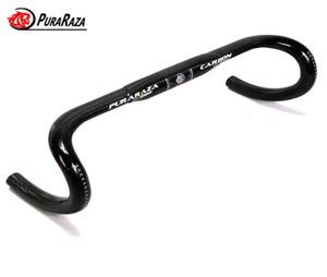 Puraraza Bike en carbone Gitret de route Handle de vélo de vélo de vélo de vélo 3k Gloss Carbone Bar Bike Accessoires 318440420400MM1910760