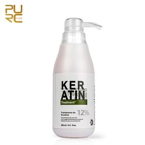 Traitement de réparation des cheveux à la kératine PURE formol 12% professionnel lisseur cheveux bouclés Extension de cheveux traitements brillants du cuir chevelu