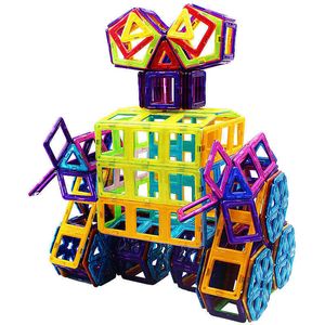 Bloc de construction de puce magnétique pure taille mignonne jouet de bricolage ensemble de puces magnétiques assemble des jouets de puzzle pour enfants Q0723