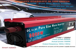 Pure Sine Wave Inverter DC 12v24v To AC 110V220V 1000W 1600W 2000W 3000W Voltage Transformer Power Converter Solar Inverter7105322