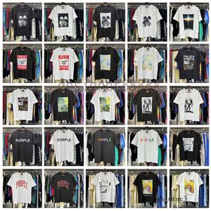 camiseta de jeans púrpura camisetas para hombres de la marca púrpura rapera joven thug gráfico camiseta hombres mujeres moda hip hop street street camiseta de verano camiseta de manga corta 314