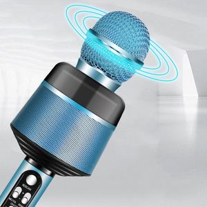 Q008 compatible Bluetooth 5.0 Microphone sans fil micro portable USB Mini maison KTV pour lecteur de haut-parleur de musique enregistreur de chant micro