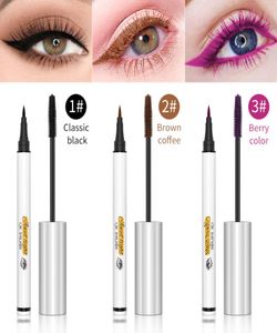QIC Jewel Color claro delineador de ojos líquido y rímel Set 36H de larga duración resistente al agua 3 opciones de color maquillaje de ojos 1587034