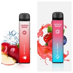 QK OEM Prix de gros Jetable Vape Pen Pod Dispositif Tastefog Grand 4000 Puffs Fruit Ice Rechargeable E-Cigarette Saveur Vap