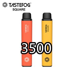 QK TasteFog Puff 3500 Disposable Vape Pen Original Electronic Atomizer E Cigarette avec batterie rechargeable pour USA Au Mesh Bobine