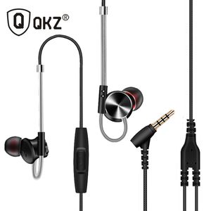 QKZ DM7 écouteurs métal stéréo isolation du bruit écouteurs intra-auriculaires casque de musique Auriculares fone de ouvido DJ audifonos DJ MP3 écouteurs