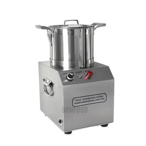 QS804 Máquina de jengibre comercial de alimentos Pepper Vegetales de pimienta de pimienta 4L Capacidad Iarge Batidor de albóndigas de alta velocidad