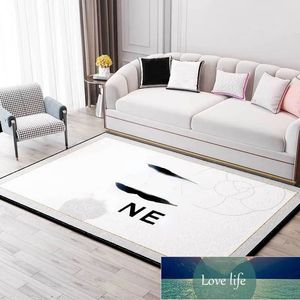 Tapis de salle de bain de styliste de qualité, tapis de porte d'entrée décoratif pour la maison, paillasson d'entrée en Polyester, tapis décontracté en caoutchouc antidérapant, tapis de bain