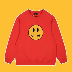 Calidad Draw Sudadera con capucha Invierno Algodón Liner Sonrisa Anime Y2k Hombres Sudaderas Causal Hot Plain Drews Barrera Suave Streetwear Hombre Joven Utcw