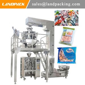 Quality Manufacturer Frozen Seafood Vertical Form Fill Packaging Machine Frozen Food Packaging Machine Precision Weighing