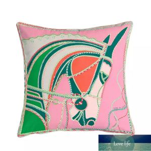 Qualité rose housse de coussin velours impression numérique taie d'oreiller filles chambre chevet canapé décoration taie d'oreiller