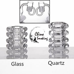 Nudo de diamante de cuarzo Insertar clavo para fumar Diámetro extraíble = 19.5 mm clavos de banger macho hembra para plataformas petroleras de vidrio bong