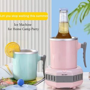 Tasse à refroidissement rapide, réfrigérateur Portable électrique pour boissons d'été, bouilloire instantanée pour boissons froides, accessoire de bureau
