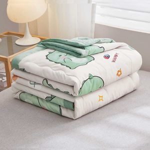 Quilts sets YanYangTian Summer Ice Cool Thin Quilt Comforter Soft Air conditioning Quilt/Duvet/Blanket Bed duvets 150 single bed quiltHKD230627