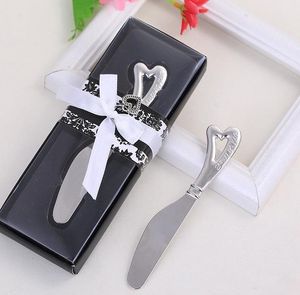 Cuchillo para mantequilla con forma de corazón de acero inoxidable 