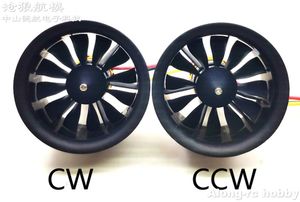 QX-Motor 50 mm 12 Blades Fan du bar 50 EDF CW ou CCW avec QF2611 3S 4S MOTEUR sans balais pour les modèles RC Plane